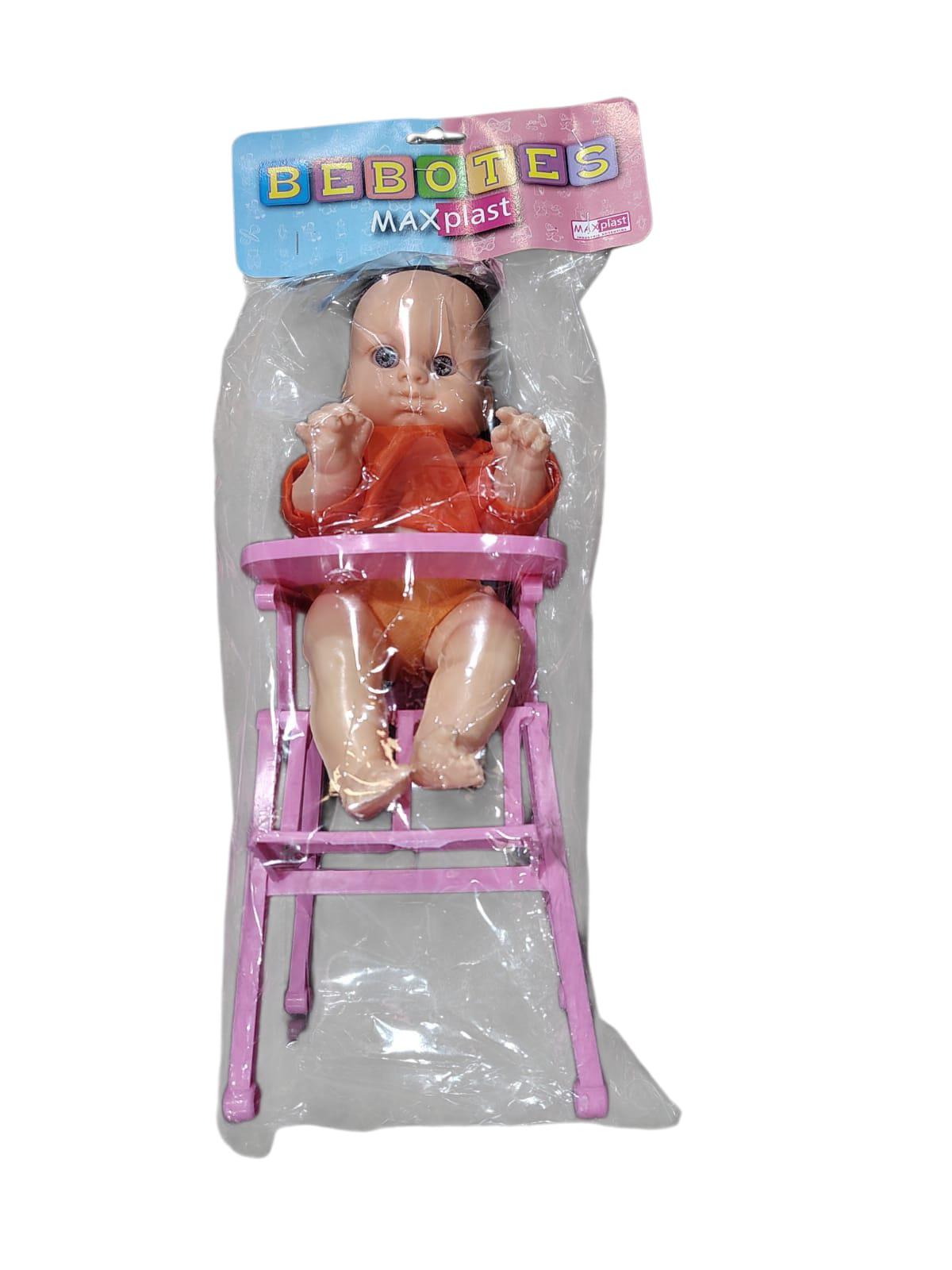 BEBE PLASTICO CON SILLITA