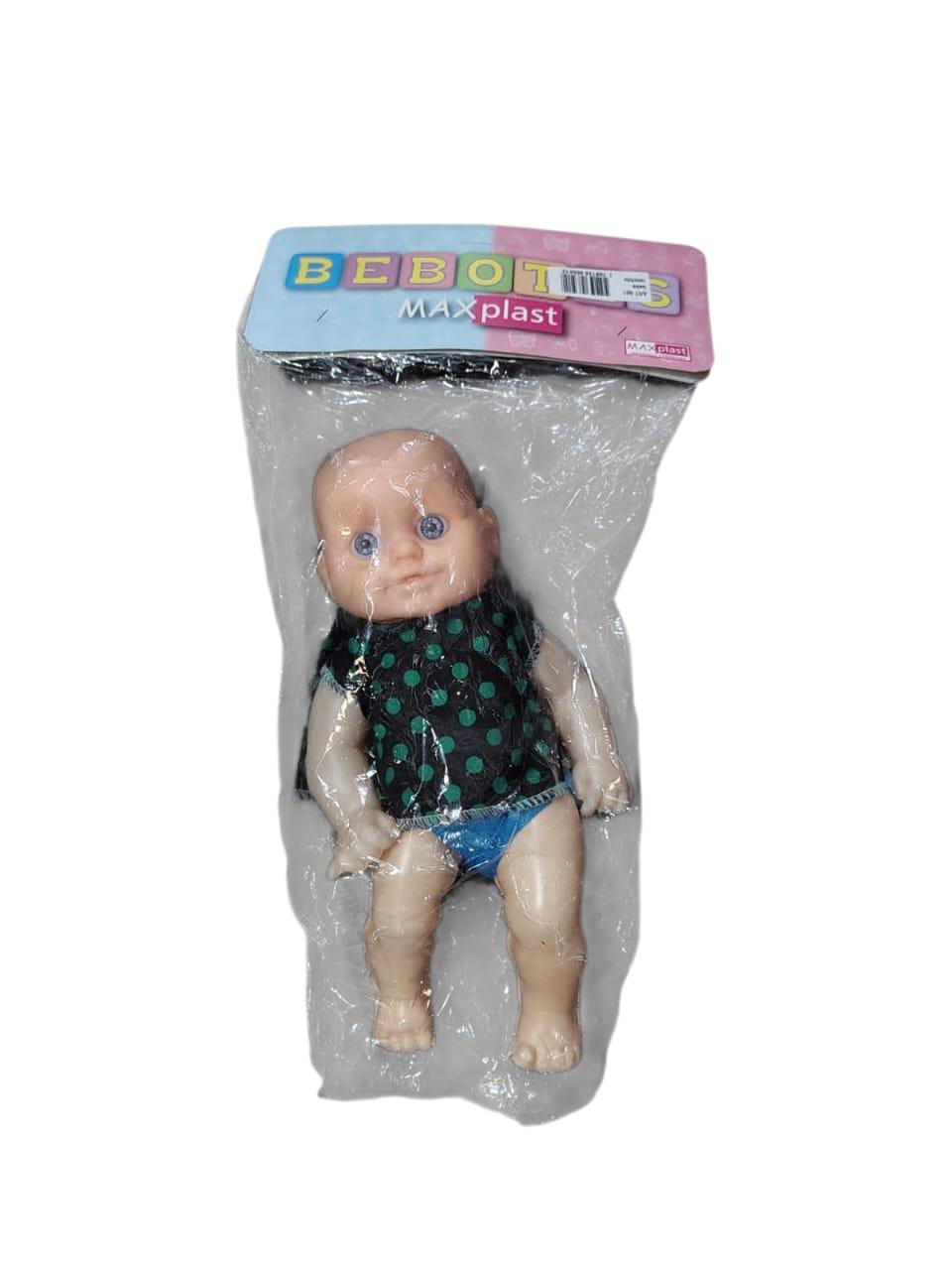 BEBE PLASTICO EN BOLSA CON ROPITA