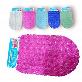 ALFOMBRA PARA BAÑO ANTIDESLIZANTE 39X66CM