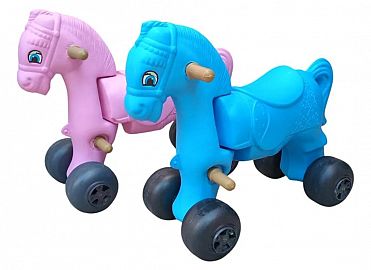 ANDADOR PATA PATA CON FORMA DE CABALLITO 