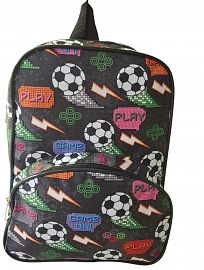 MOCHILA INFANTIL 2 CIERRES FUTBOL