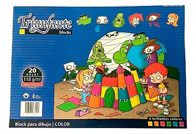  BLOCK DIBUJO N*5 COLOR TRIUNFANTE X 20 HJS