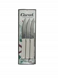 CUCHILLO X 3 UNIDADES BLISTER CAROL