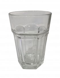 VASO VIDRIO FACETADO 660CC
