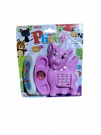 TELEFONO INFANTIL A PILAS CON FORMITAS EN BLISTER