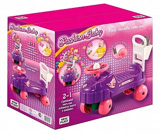 ANDADOR PATA PATA CON ACCESORIOS NEW PLAST EN CAJA