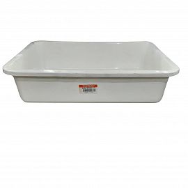 BANDEJA/BATEA 14 LITROS BLANCA
