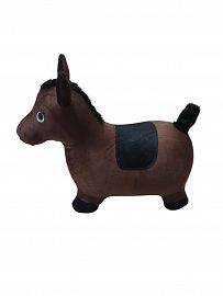 SALTARIN GOMA C/PELUCHE CABALLITO