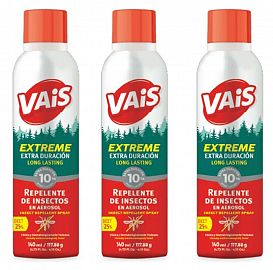 OFERTA X 12 UNIDADES!REPELENTE VAIS EXTREME 140ML