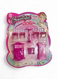 MUEBLES PARA CASITAS DE MUÑECAS E/BLISTER