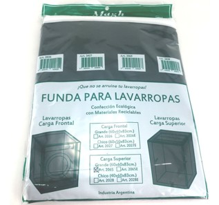 Funda lisa para lavarropas magh- carga superior chico (40X60X83cm)