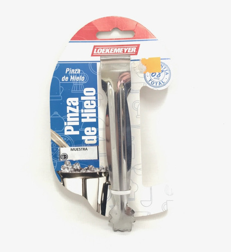PINZA PARA HIELO ACERO INOXIDABLE LOEKEMEYER