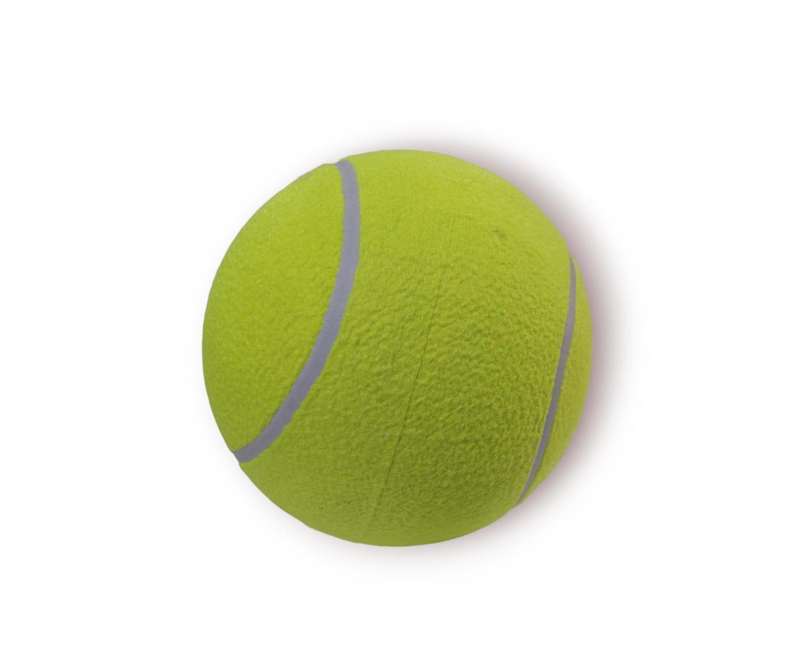 PELOTA GRANDE N°5 - SIMIL TENNIS - DIAMETRO APROX. 20CM