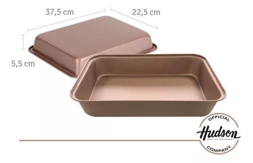 Asadera Rectangular Hudson Antiadherente Cerámico 37,5 Cm