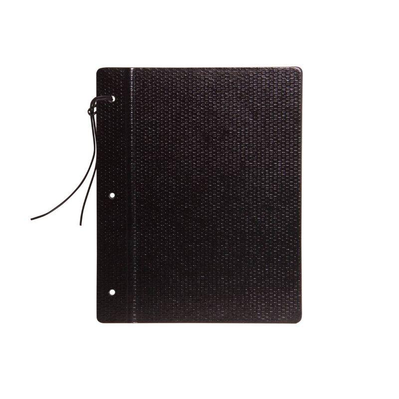CARPETA ESCOLAR N*3 2 TAPAS FIBRA NEGRA 