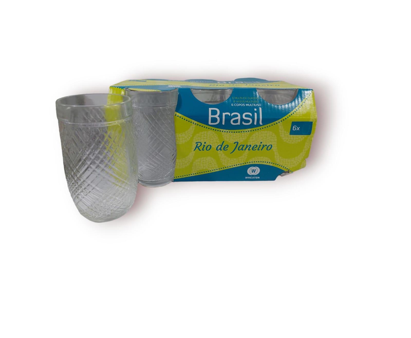 VASO- BRASIL - RIO DE JANEIRO - X6 UNIDADES