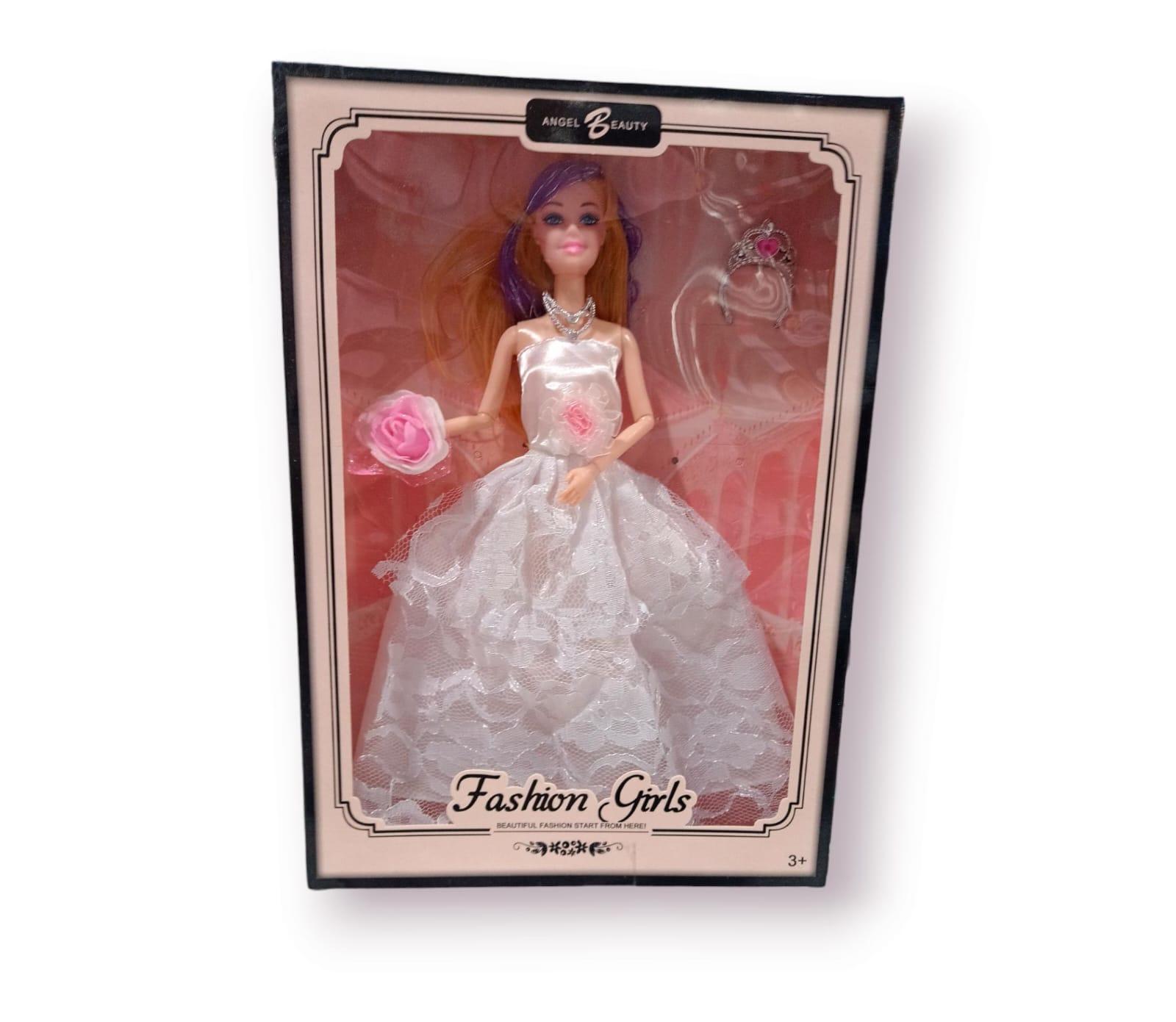 MUÑECA NOVIA ARTICULADA EN CAJA- FASHION GIRLS- 23X33CM