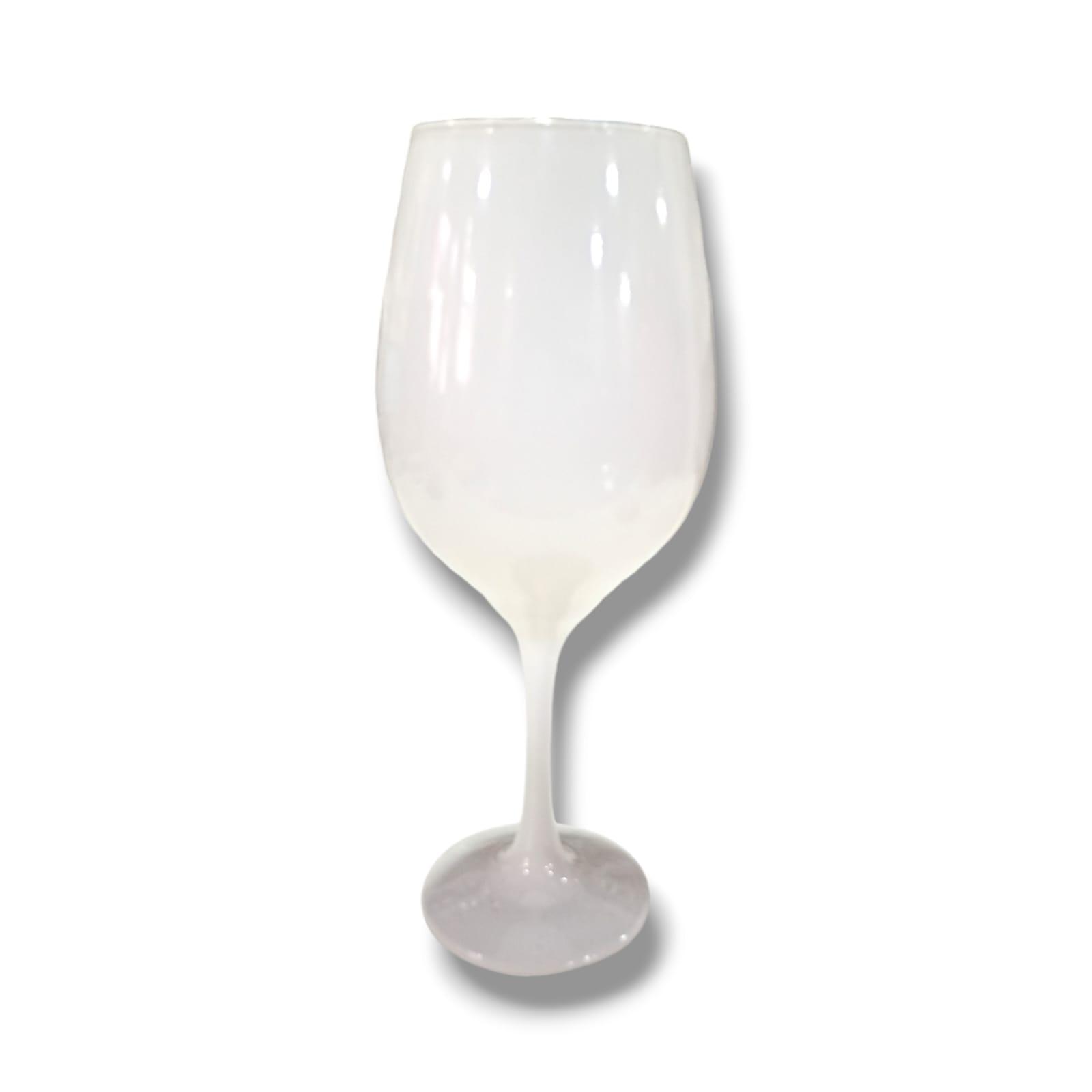 COPA VIDRIO COLOR BLANCO BARONE 490ML