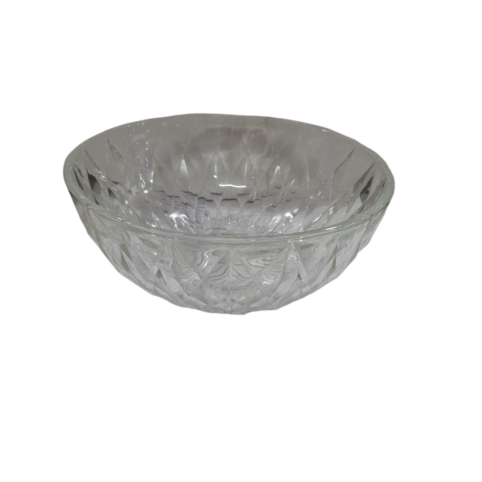 BOWL VIDRIO 17CM LABRADO(5599)REFORZADO