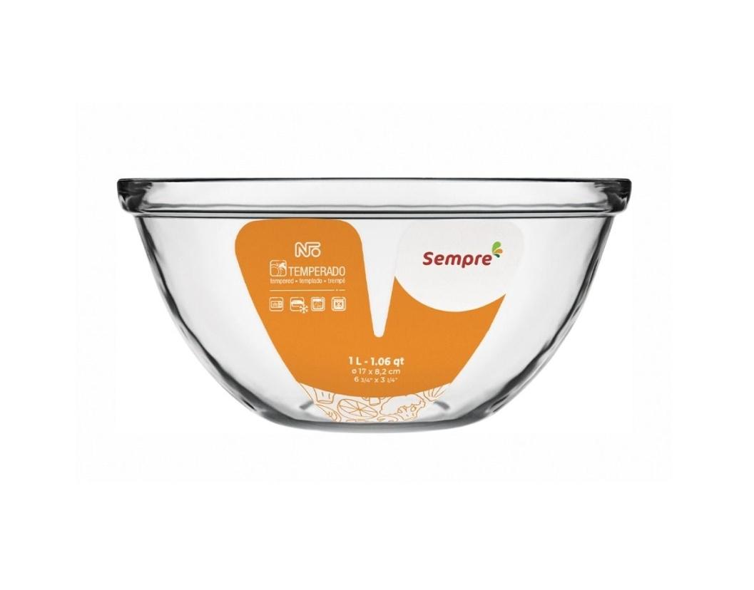 ENSALADERA/BOWL 2LTS VIDRIO LINEA SEMPRE