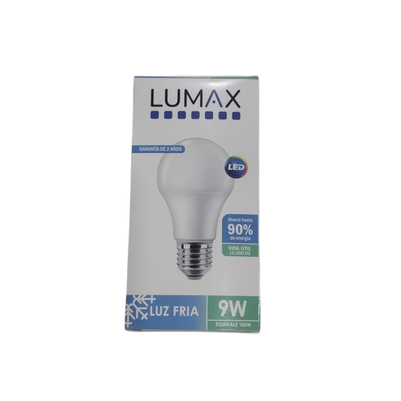 LAMPARA LED 9W LUMAX EN CAJA