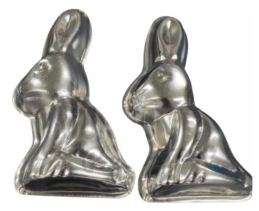 MOLDE X 2 UNIDADES CONEJITOS MINI HOJALATA
