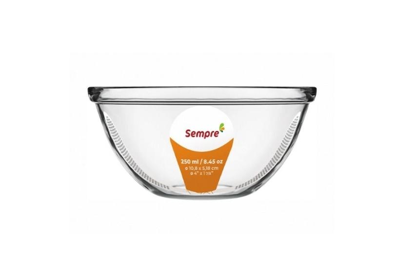 ENSALADERA/BOWL 250CC VIDRIO LINEA SEMPRE