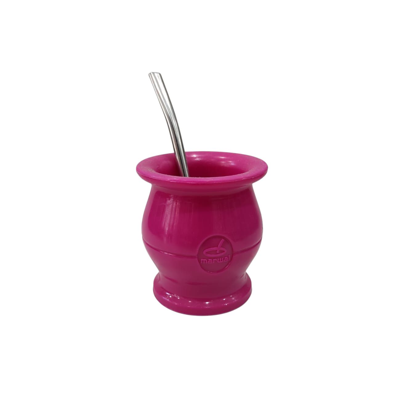 MATE PLASTICO CON BOMBILLA