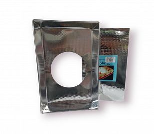 MOLDE PARA REPOSTERIA RECTANGULAR ALUMINIO DESMONTABLE N*30