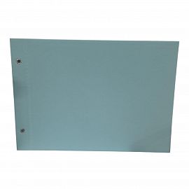 CARPETA N*5 2 TAPAS FORRADA VERDE PASTEL