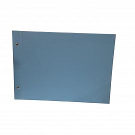 CARPETA N*5 2 TAPAS FORRADA CELESTE PASTEL