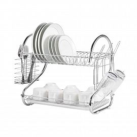 SECAPLATOS DE ALUMINIO DE 2 PISOS EN CAJA