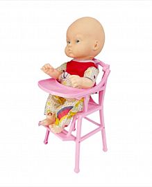 BEBE PLASTICO CON SILLITA DE COMER EN BOLSA